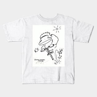 Pogo Stick Ape Kids T-Shirt